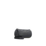 Bottega Veneta Black Calfskin Crossbody Bag - Image 2