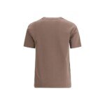 Brunello Cucinelli Brown Cotton T-Shirt - Image 2