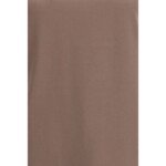 Brunello Cucinelli Brown Cotton T-Shirt - Image 3