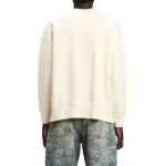 Palm Angels White Cotton Sweatshirt - Image 3