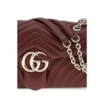 Gucci Bordeaux Calf Leather Bos Taurus Shoulder Bag - Image 4