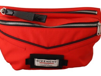 Givenchy Red Polyamide Downtown Large Bum Belt Bag