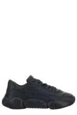 Valentino Black Calf Leather Garavani Sneakers - Image 2