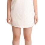 Elisabetta Franchi White Polyester Sleeveless Mini Shift Dress