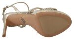 Prada Gold Leather Sandals Ankle Strap Heels Stiletto Sandal - Image 2