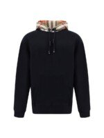 Burberry Black Cotton Samuel Hoodie Sweatshirt