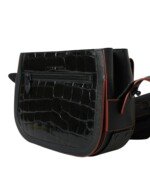 Balenciaga Black Exotic Leather Shoulder Crossbody Camera Bag - Image 4