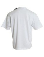 Balenciaga Off White Cotton Jersey Round Neck T-shirt - Image 3