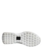 Versace Multicolor Canvas Quad Fabric Medusa Low Top Sneakers Shoes - Image 7