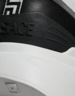 Versace Multicolor Canvas Quad Fabric Medusa Low Top Sneakers Shoes - Image 8