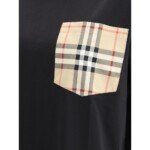 Burberry Black Cotton T-Shirt - Image 3