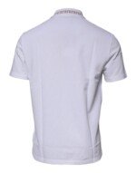 Versace White Viscose Collared Men Polo Short Sleeves T-shirt - Image 5
