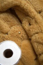 Bottega Veneta Yellow Wool Long Teddy Coat Jacket - Image 7