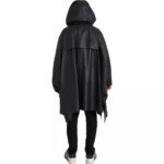Bottega Veneta Black Leather Hooded Men Trenchcoat Jacket - Image 4