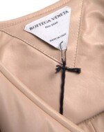 Bottega Veneta Beige Quilted Sleeveless Calf Leather Jacket - Image 8