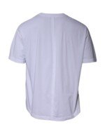 Balenciaga White Logo Cotton Crew Neck Short Sleeves T-shirt - Image 3