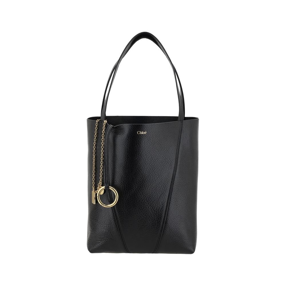 6135662.jpeg Chloé Black Calf Leather Bos Taurus Shoulder Bag - Image 1