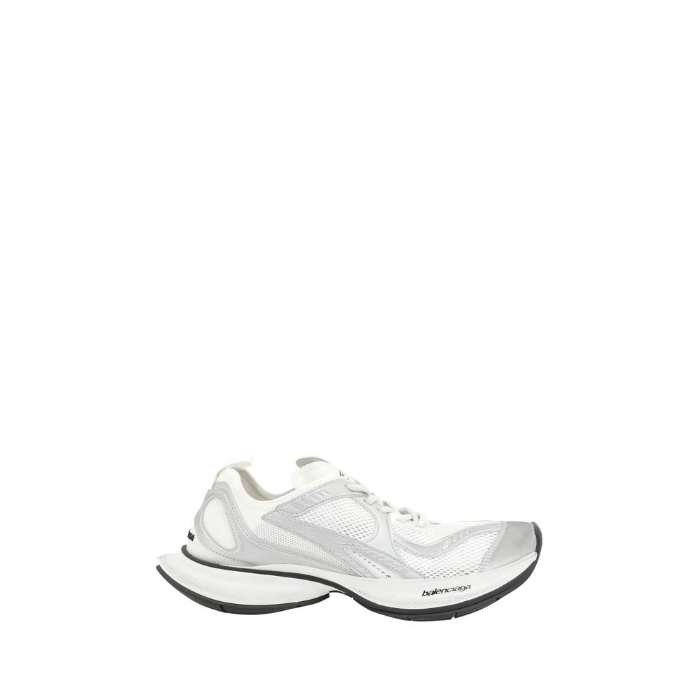 6157908.jpeg Balenciaga White Polyester Athletic Sneakers - Image 1