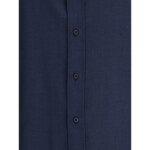 Brunello Cucinelli Blue Cotton Shirt - Image 3