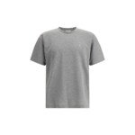 Saint Laurent Grey Cotton Oversized T-shirt