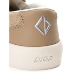 Dior Beige Leather Slip-On Loafers - Image 4