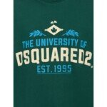 Dsquared² Green Cotton T-Shirt - Image 4