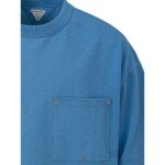 Bottega Veneta Blue Cotton T-Shirt - Image 4