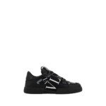 Valentino Garavani Black Leather VL7N Sneakers