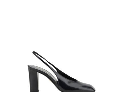 Prada Black Calf Leather Pumps