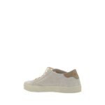 Brunello Cucinelli Cream White Leather Sneakers - Image 3