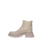 Alexander McQueen Beige Leather Chelsea Boots - Image 2