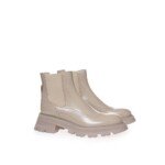 Alexander McQueen Beige Leather Chelsea Boots - Image 3