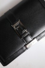 Versace Black Calfskin Leather Chain Strap Shoulder Crossbody Bag - Image 7
