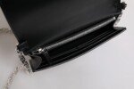 Versace Black Calfskin Leather Chain Strap Shoulder Crossbody Bag - Image 8