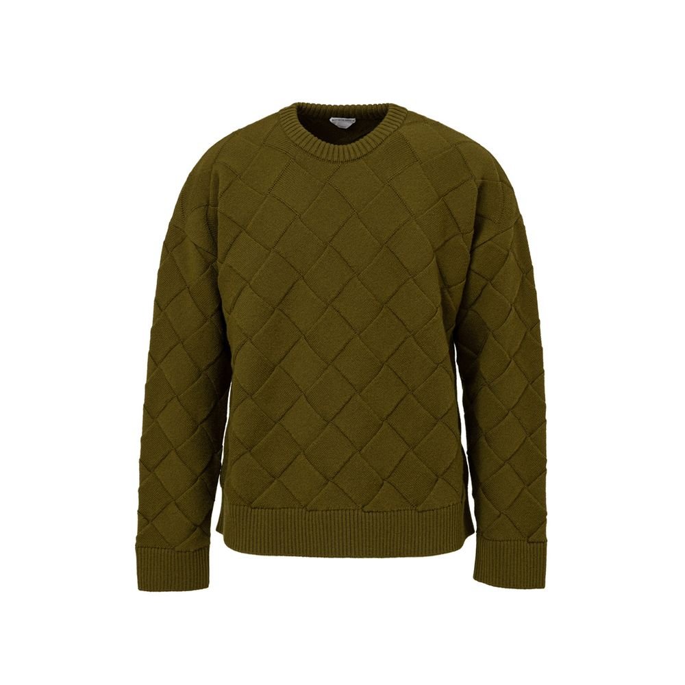 6823844.jpeg Bottega Veneta Green Wool Sweatshirt - Image 1