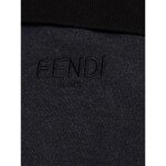 Fendi Black Cotton Polo Shirt - Image 4