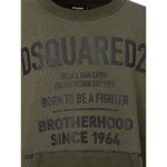 Dsquared² Green Cotton Sweatshirt - Image 3