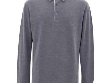 Corneliani Blue Cotton Polo Shirt