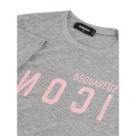 Dsquared² Gray Cotton T-Shirt - Image 3