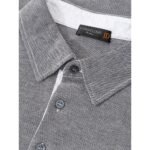 Corneliani Gray Cotton Polo Shirt - Image 4
