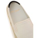 Saint Laurent White Cotton Low Top Sneakers - Image 5