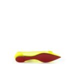 Christian Louboutin Yellow Mesh Ballet Flats - Image 6