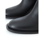 Burberry Black Leather Ankle Boots - Image 4