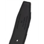 Tom Ford Black And White Leather Regular Belt - Image 3