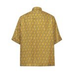 Fendi Yellow Silk Shortsleeve Shirt - Image 2