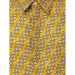 Fendi Yellow Silk Shortsleeve Shirt - Image 3