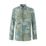 Blue Lyocell Pattern Shirt