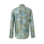 Blue Lyocell Pattern Shirt - Image 2