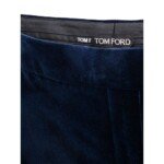 Tom Ford Blue Cotton Midi Skirt - Image 3