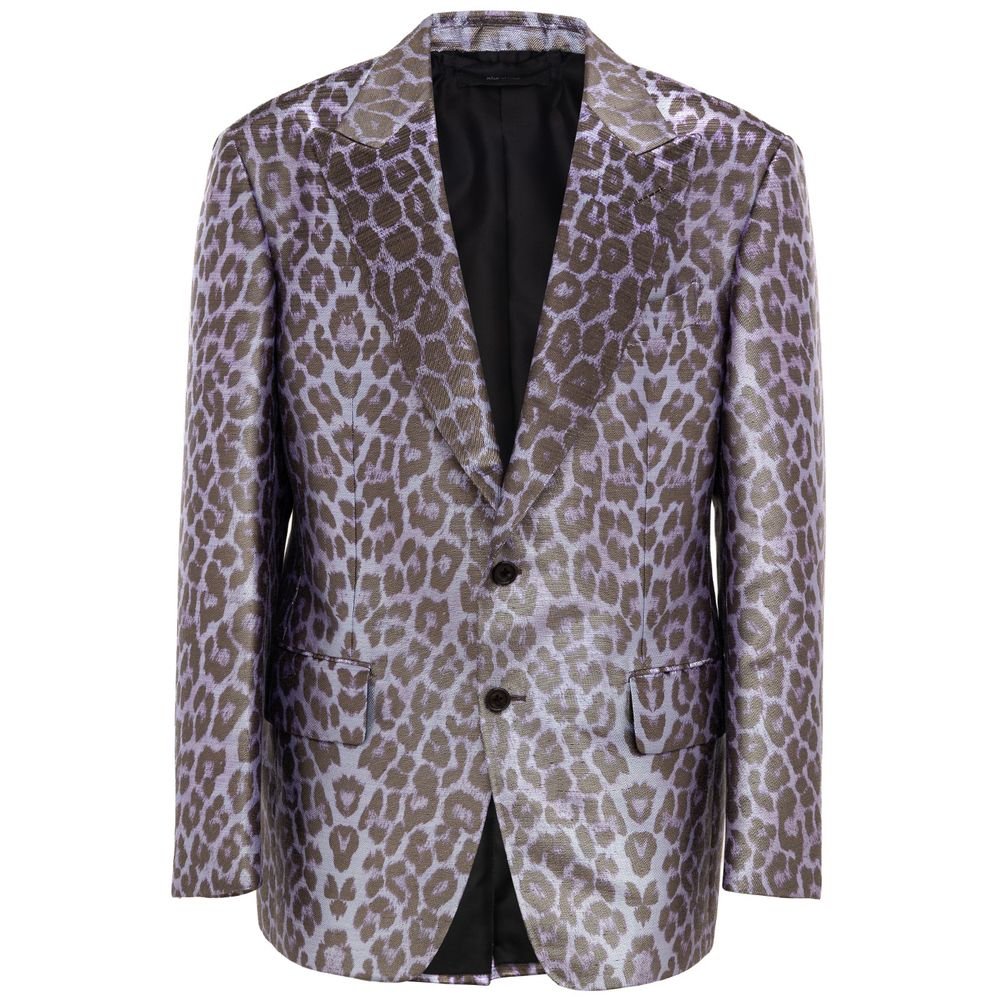 7026975.jpeg Tom Ford Purple Viscose Blazer - Image 1